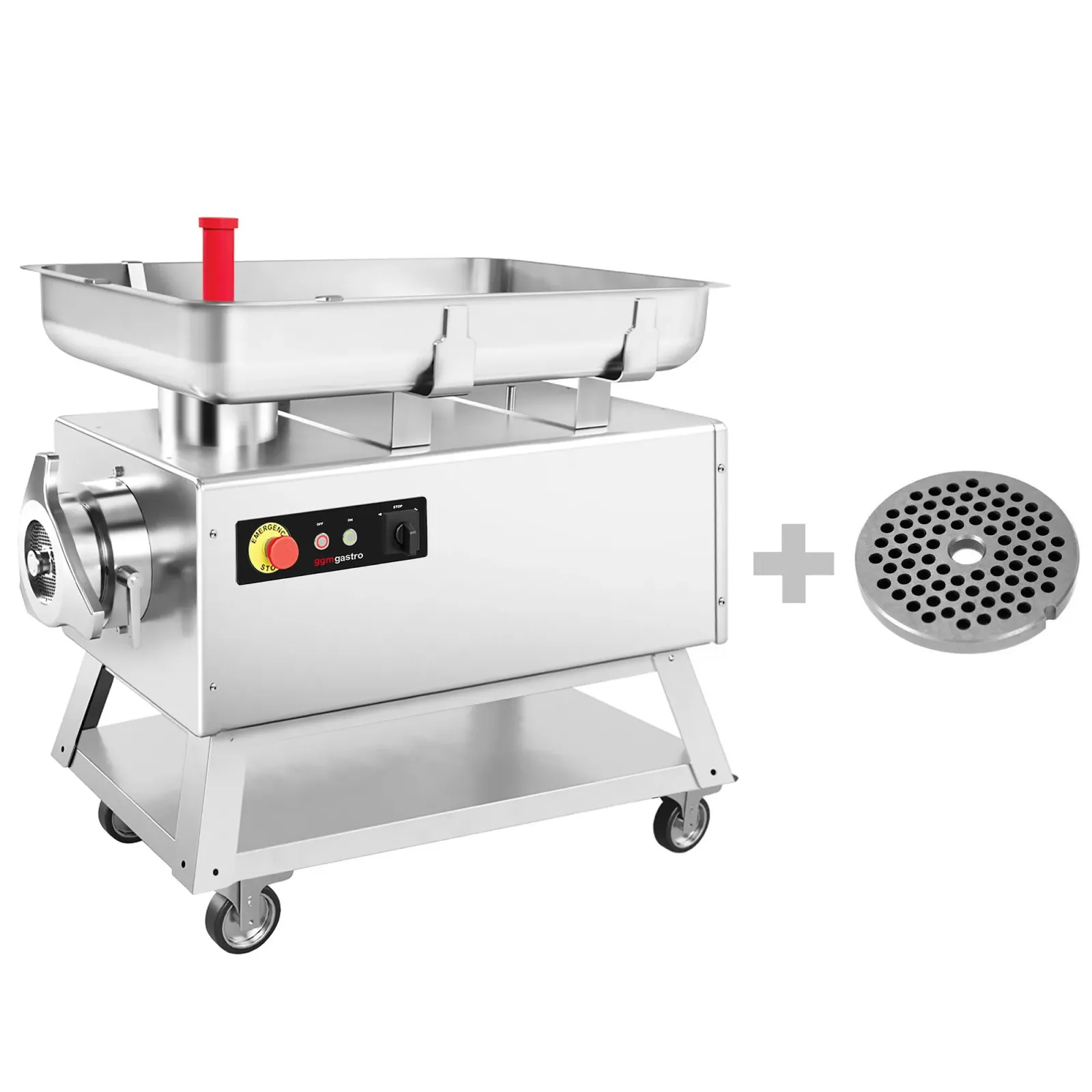 Электрическая мясорубка 42 - 700 кг/ч – на колесиках GGM GASTRO FWE700