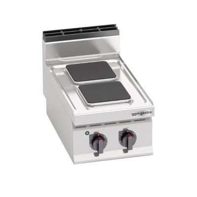 Электрическая плита с 2 конфорками, прямоугольн. (5,2 кВт) GGM Gastro EHB473H