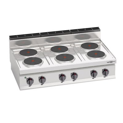 Электрическая плита с 6 конфорками, круглое GGM Gastro EHB173E
