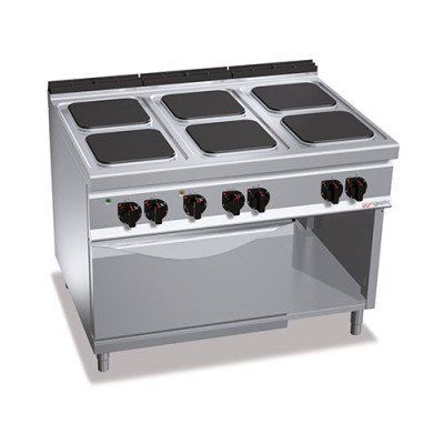 Электрическая плита с 6 конфорками GGM Gastro EHB199H+EB8S