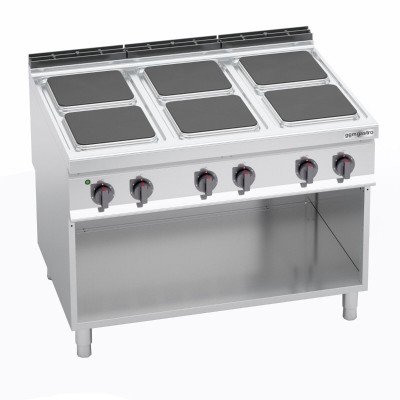 Электрическая плита с 6 конфорками, прямоугольн. (21 кВт) GGM Gastro EHB199H