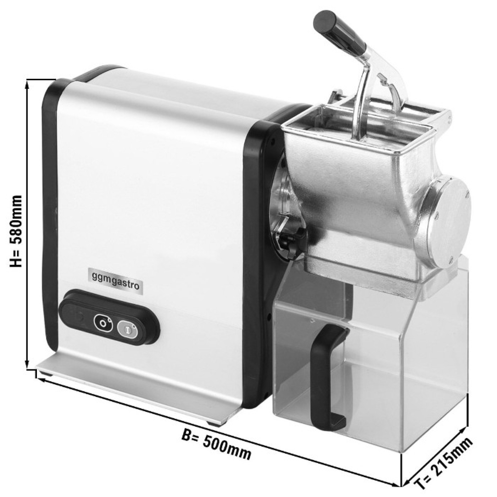 Электрическая терка для сыра - 750 Вт GGM Gastro KRESM75 - 1