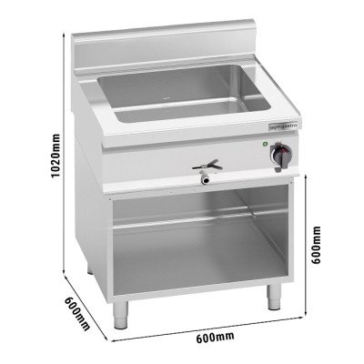 Электрическая водяная баня 1xGN1/1+2xGN1/4 GGM Gastro EBB663C#SET