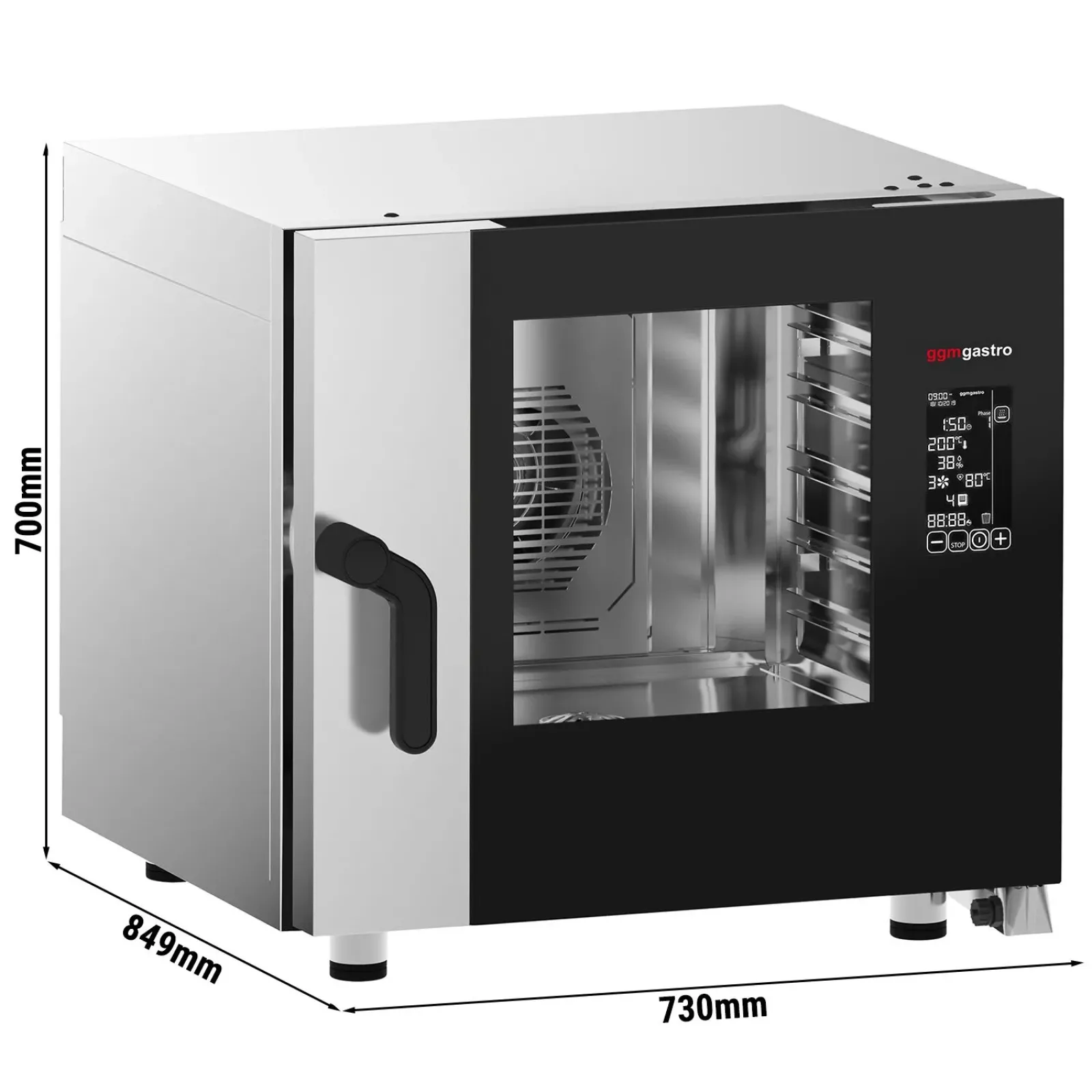 Електричний-комбінований пароконвектомат GGM-Gastro KDDTE511SCN - 3