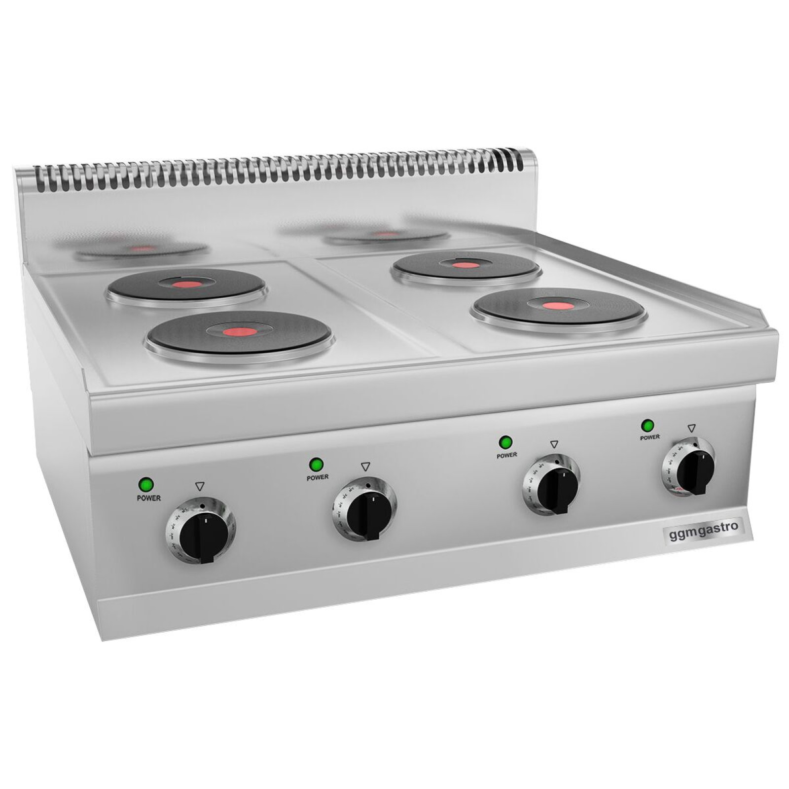 Електроплита з 4 конфорками, кругл. GGM Gastro EHK66-E