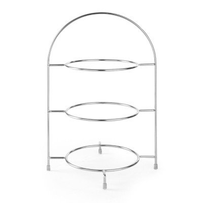 Етажерка для 3 тарілок x Ø275 мм, 290x200x440 мм 425473 Hendi Chrome-plated