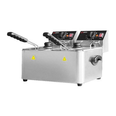Фритюрница 4 + 4 литров GGM Gastro EFH4+4