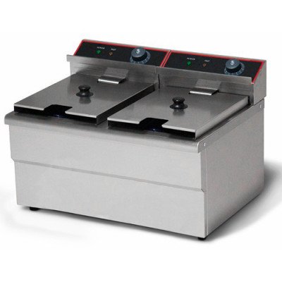 Фритюрница 8 + 8 л GGM Gastro EFK643-8+8 