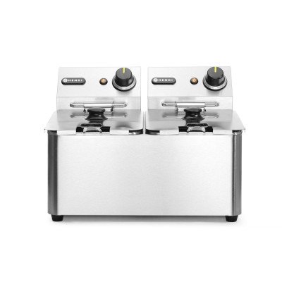 Фритюрница Blue Line 2x4 л 205846 Hendi Stainless steel