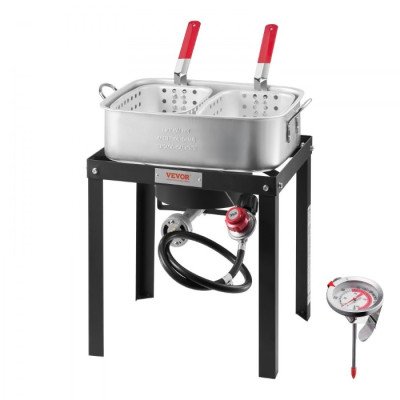 Фритюрница для рыбы VEVOR Aluminium 2 Korb 13,27L