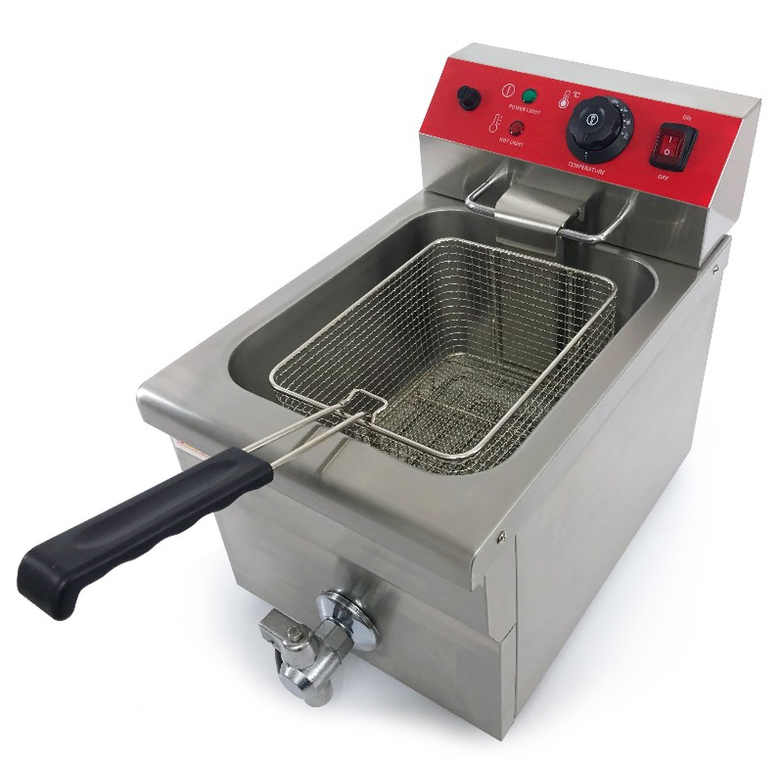 Фритюрница электрическая GoodFood EF12A1 с краном - 1