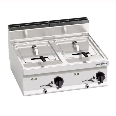 Фритюрница электрическая двойная GGM Gastro EFB873H-10+10
