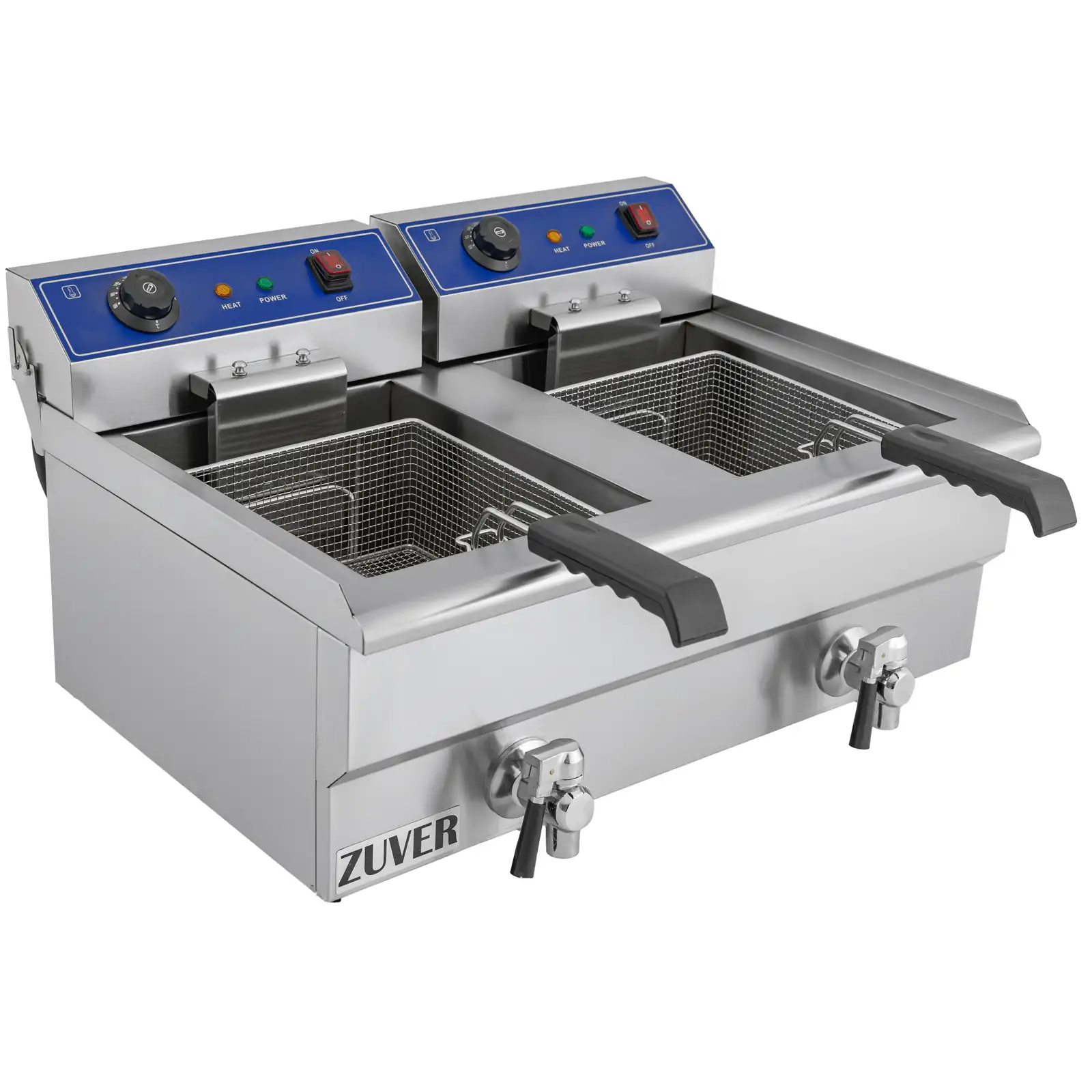 Фритюрниця професійна двопостова ZUVER 2X16 Texas 8000W - 4