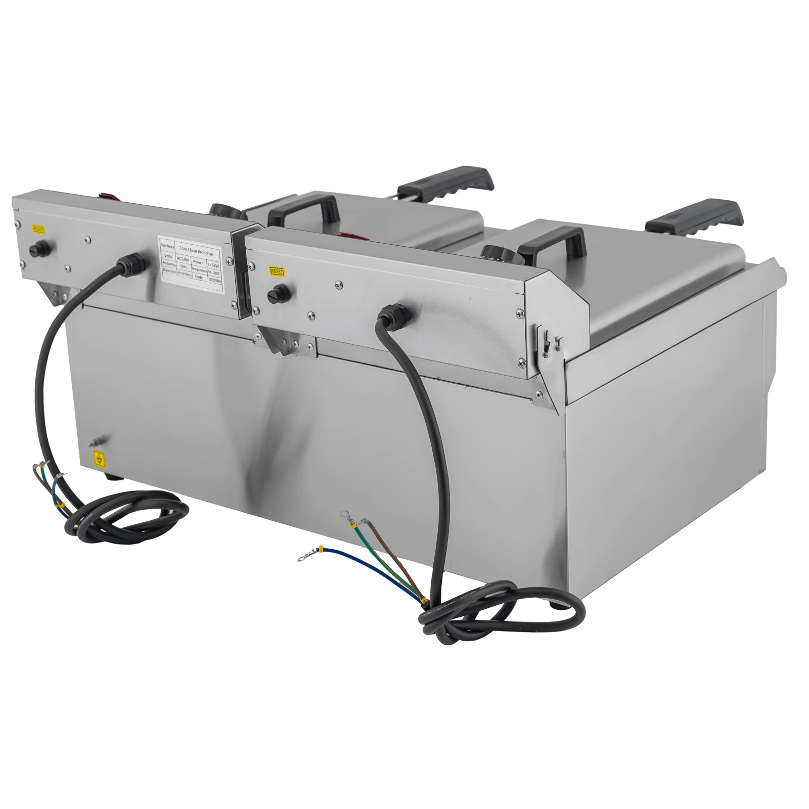 Фритюрниця професійна двопостова ZUVER 2X16 Texas 8000W - 1