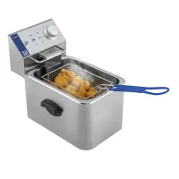 Фритюрниця професійна електрична ZUVER Bavaria 1X4 Handle з ручками у корпусі 2000W з захистом від перегріву