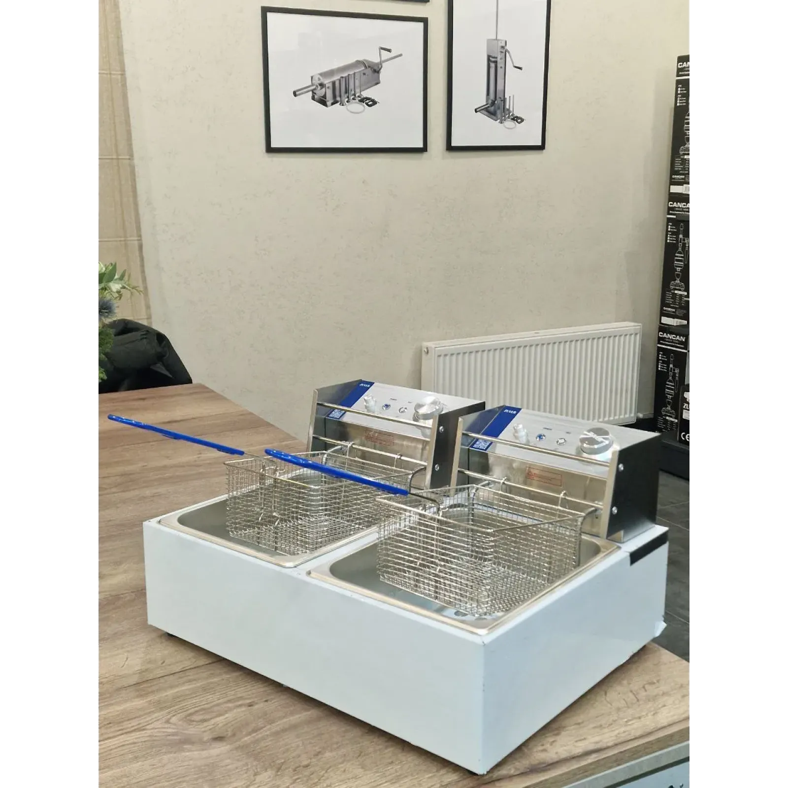 Фритюрница профессиональная ZUVER Colorado 6-2 5000W с защитой от перегрева - 1