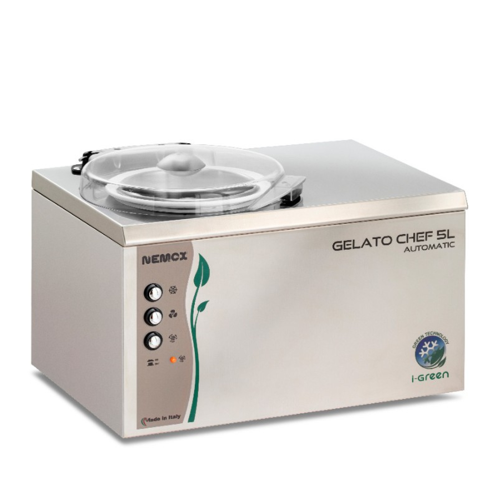 Фрізер для приготування морозива, сорбету та замороженого йогурту Nemox Gelato Chef 5L AUTOMATIC i-Green