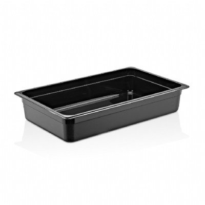 Гастроемкость GN 1/1 100 мм из черного поликарбоната GNP--0011100BL Gastro Plast PC Черный