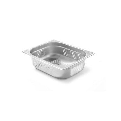 Гастроємність Kitchen Line GN 1/2(H)100 мм - перфорована 807330 Hendi Stal nierdzewna