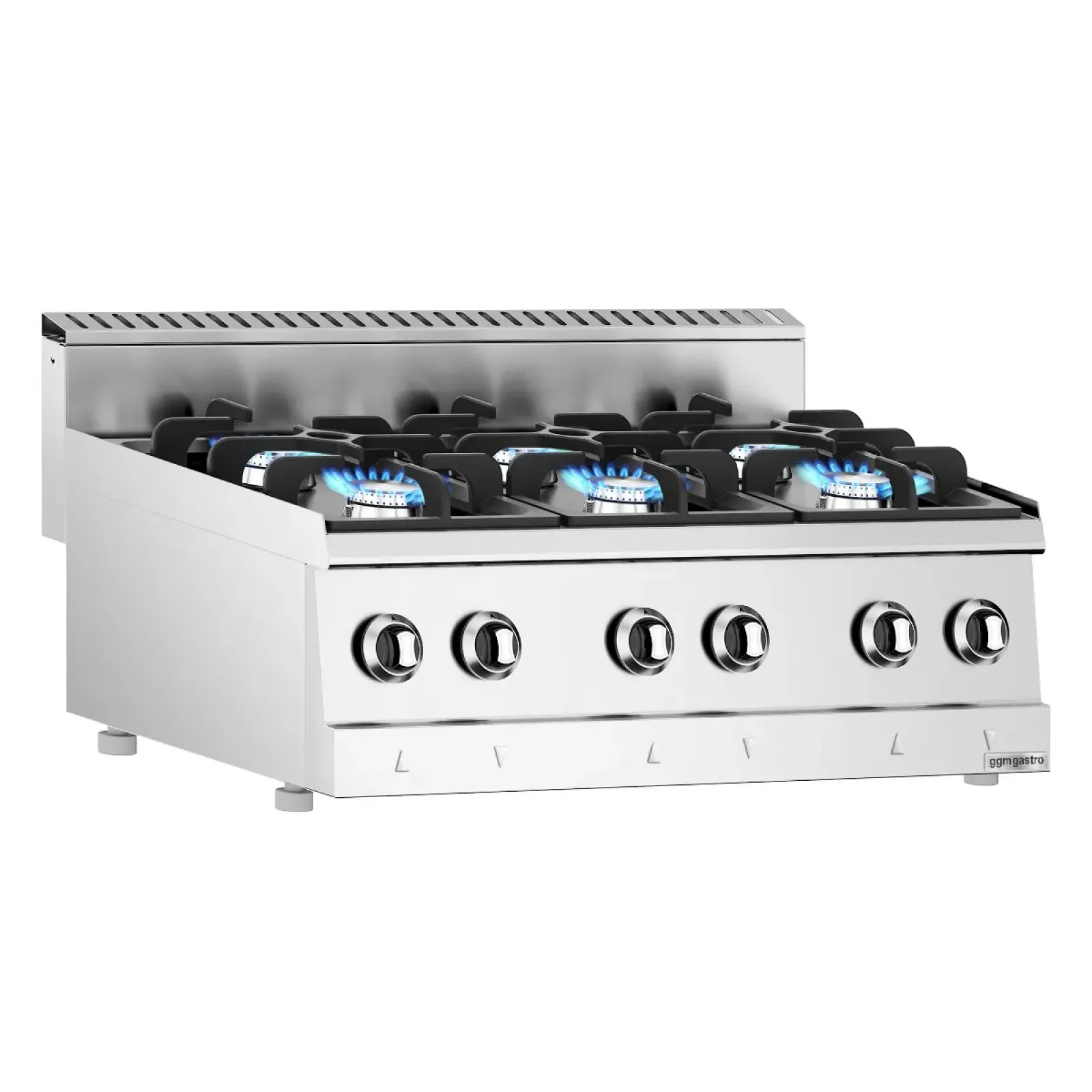Газова плита - 36 кВт - 6 високопродуктивних конфорок GGM GASTRO GHK9636HP