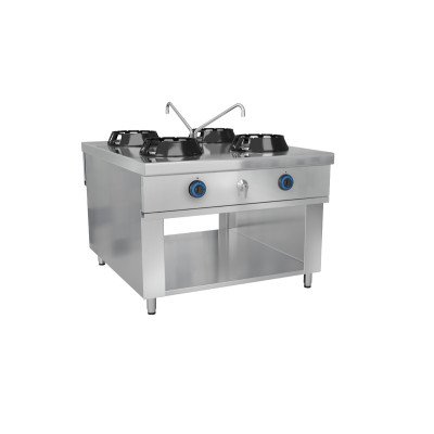 Газова плита Вок - з 4 конфорками - 56 кВт GGM Gastro GWHN1018