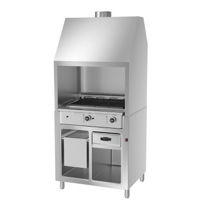 Газовый гриль - 0,96м GGM Gastro HKGE1000E#GGE800