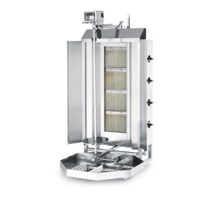 Гриль для шаурмы Profi Line, газовый - 4 горелки