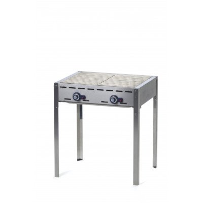 Гриль газовый Green Fire Kitchen Line - 2 горелки 740x612x(H)825 мм, 11,6 кВт