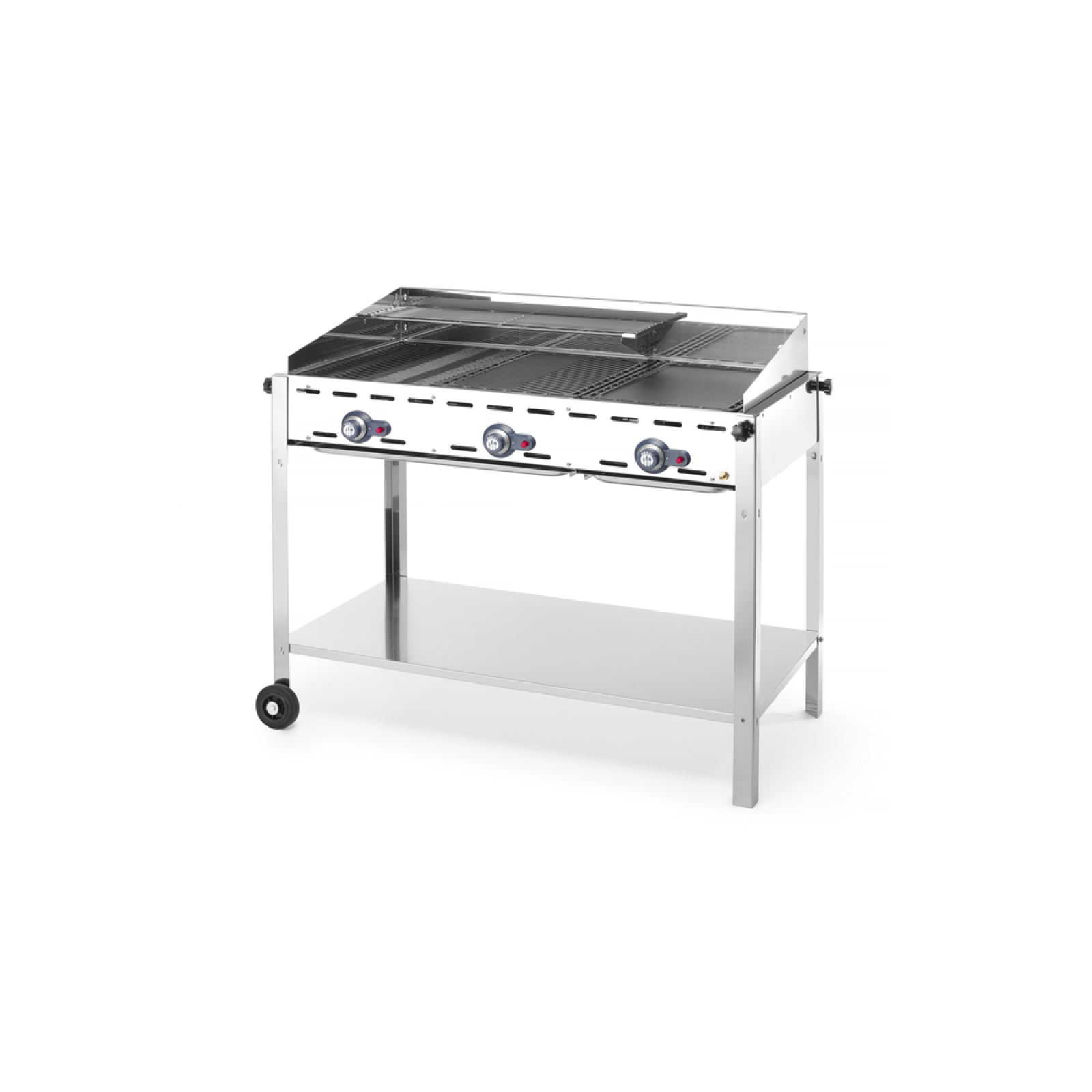 Гриль газовый Green Fire Profi Line - 3 горелки, 1078x612x(H)825 мм, 17,4 кВт 149591 Hendi 18/0 Stainless steel - 2