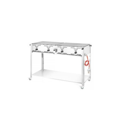 Гриль газовый Hendi 154908 Master Quattro 1270x525x(H)840 мм, 22 кВт