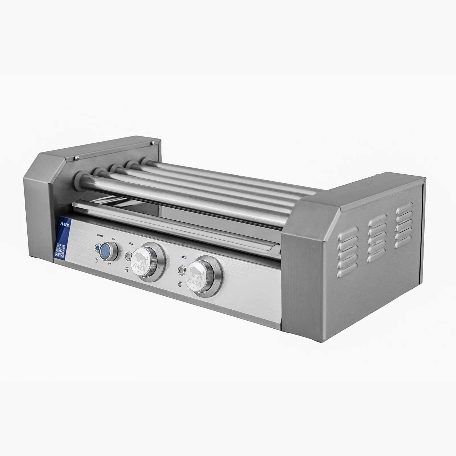 Гриль роликовий ZUVER Berlin Lux R2-5G із захисним склом 750W - 1