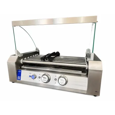 Гриль роликовый ZUVER Berlin Lux R2-7G с защитным стеклом 1050W