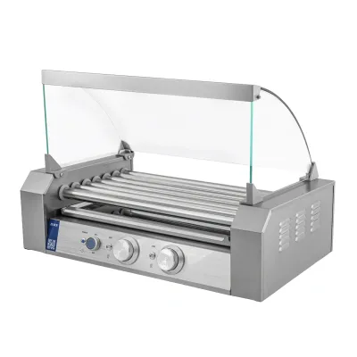 Гриль роликовий ZUVER Berlin Lux R2-7G із захисним склом 1050W