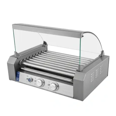Гриль роликовий ZUVER Berlin Lux R2-9G із захисним склом 1350W