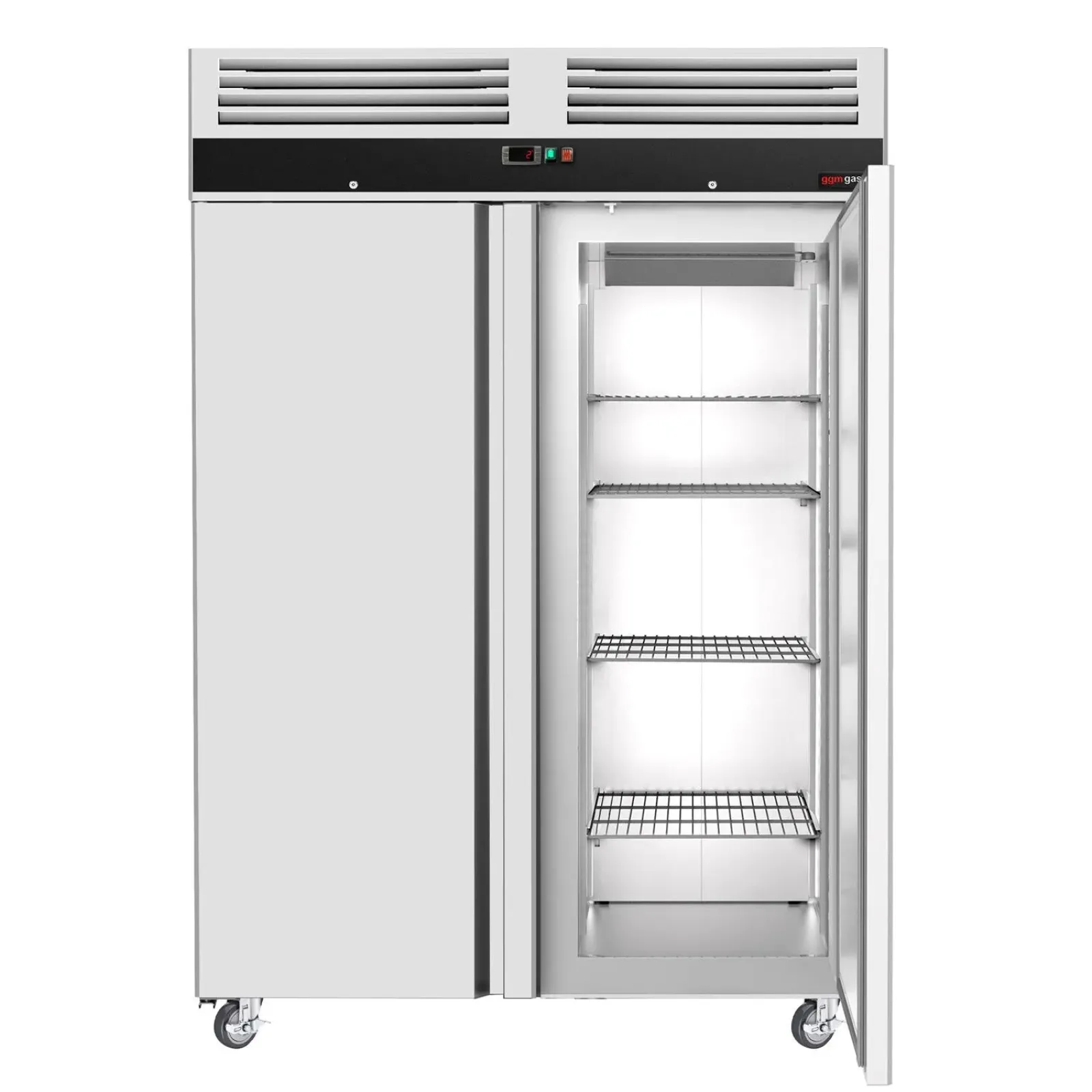 Холодильна шафа з нержавіючої сталі ECO - GN 2/1 - 960 л GGM GASTRO KSJ1400ND - 3