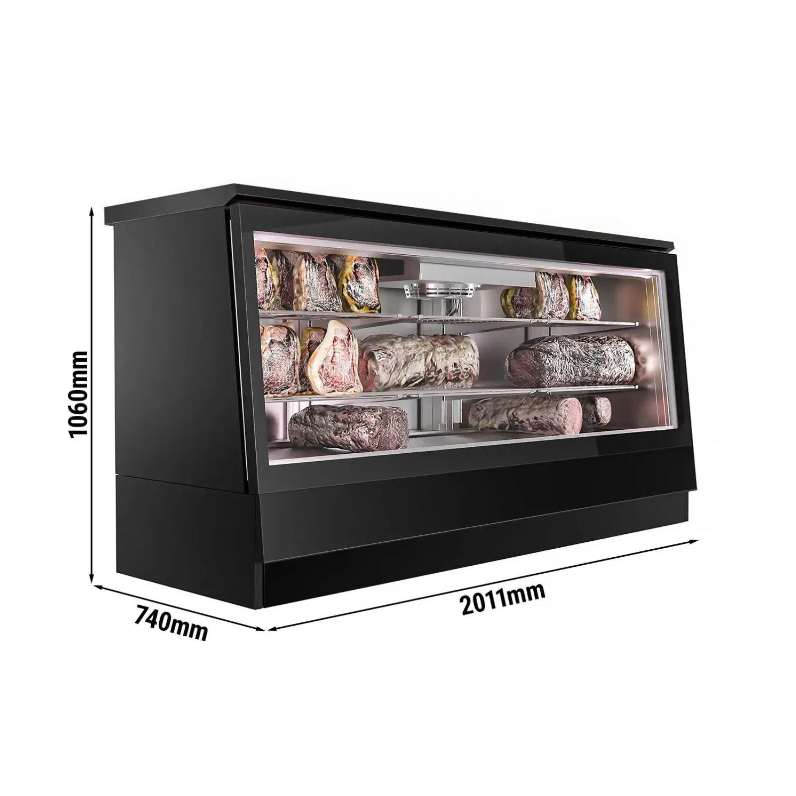 Холодильна вітрина GGM-Gastro FRVI20B - 3