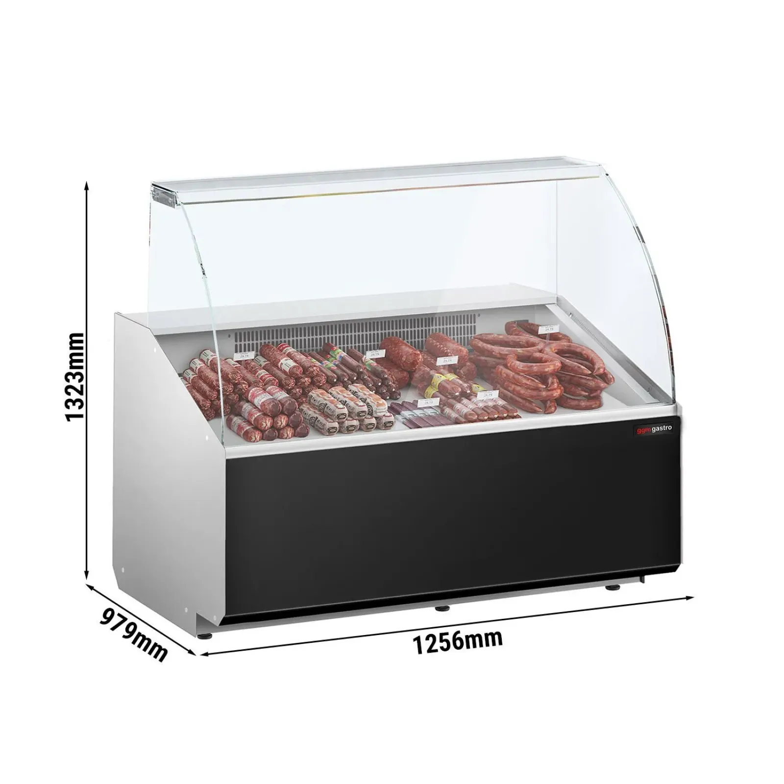 Холодильна вітрина GGM-Gastro KTJI129G - 3