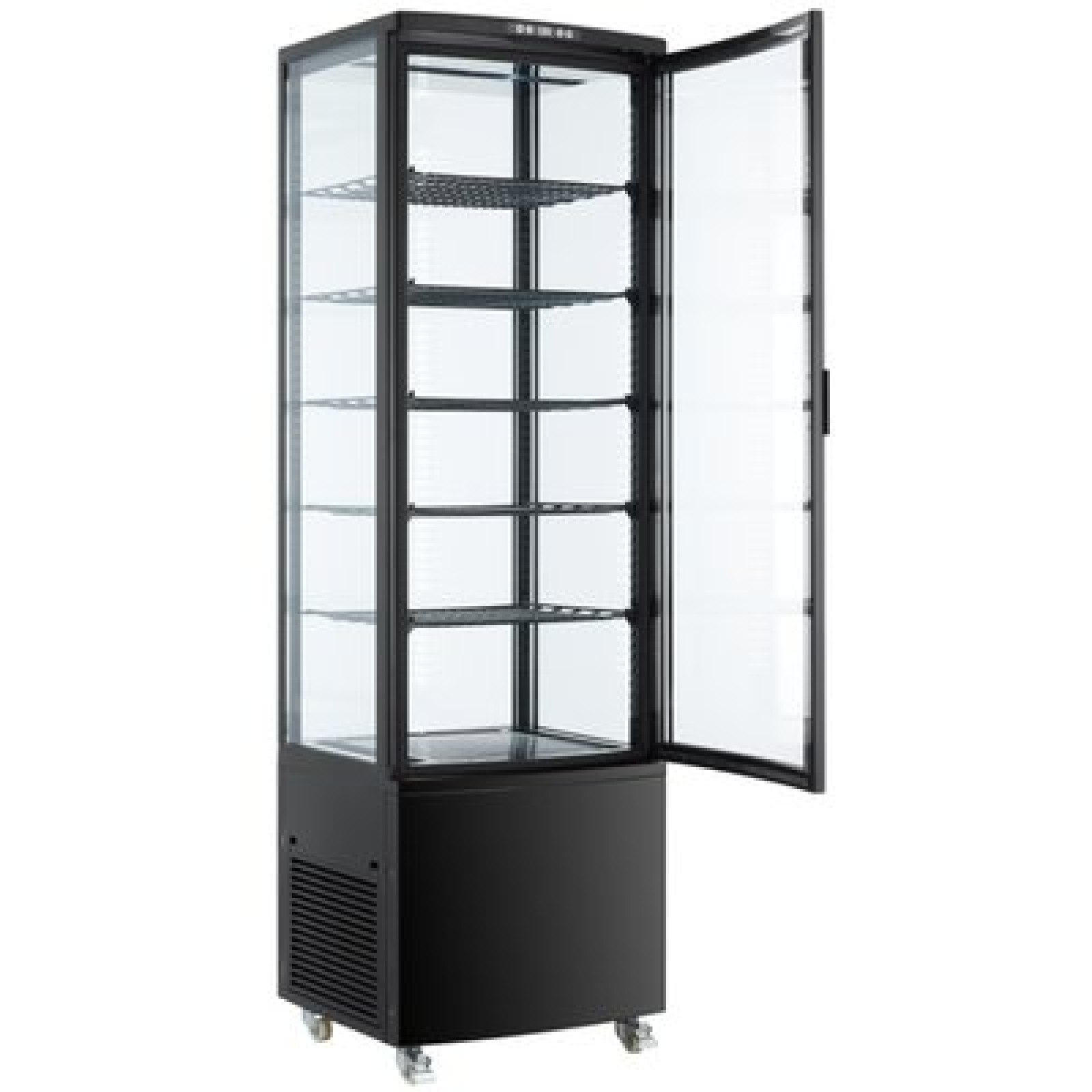 Холодильна вітрина HURAKAN HKN-UPD278B BLACK