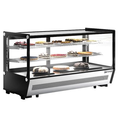 Холодильная настольная витрина - 200 Л. GGM Gastro TKVGNR200