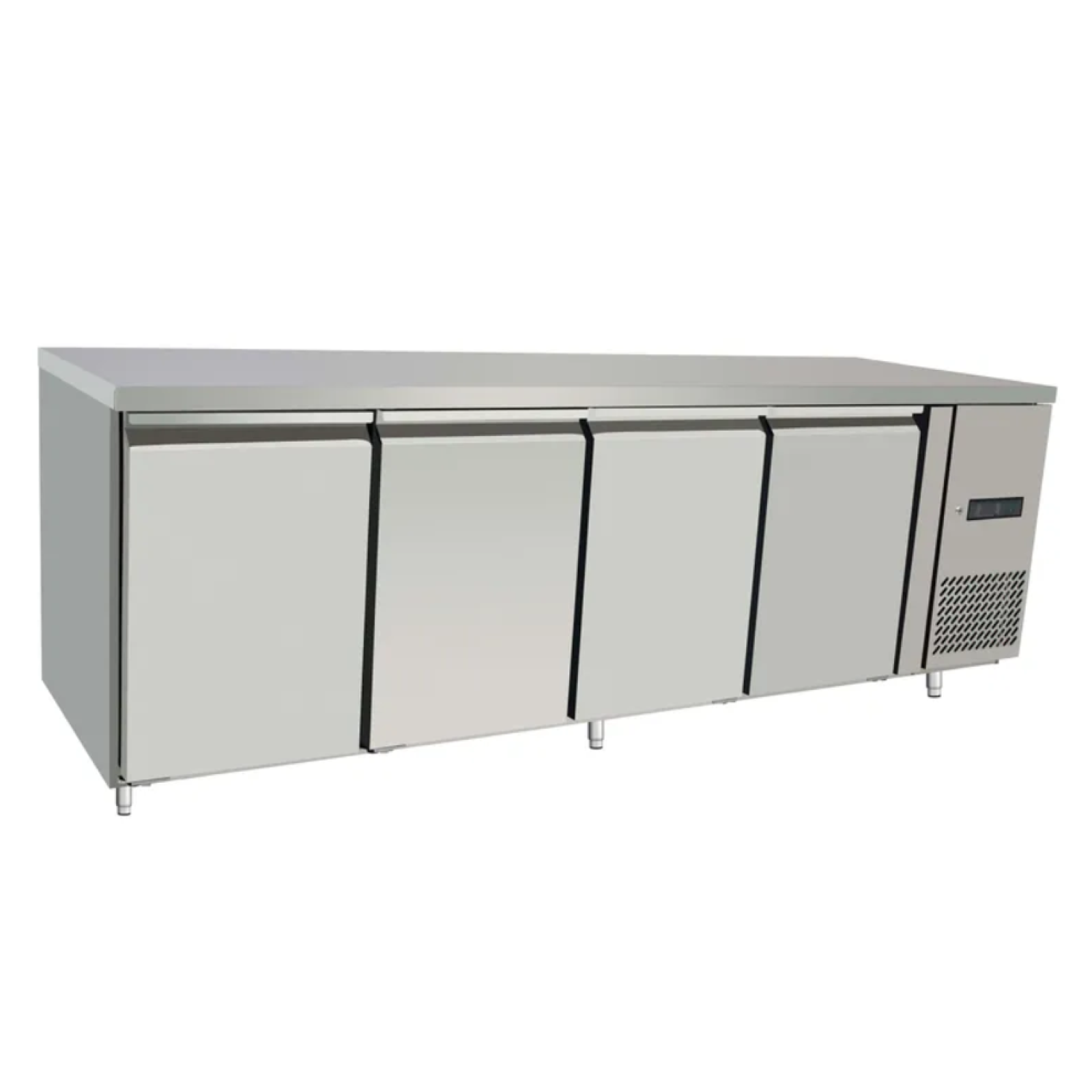 Холодильний стіл, 4-дверний, Arctic, Profi Line, GN 1/1, 450 л, 230 В/400 Вт, 2230 x 700 x (В) 850 мм 238158 Hendi