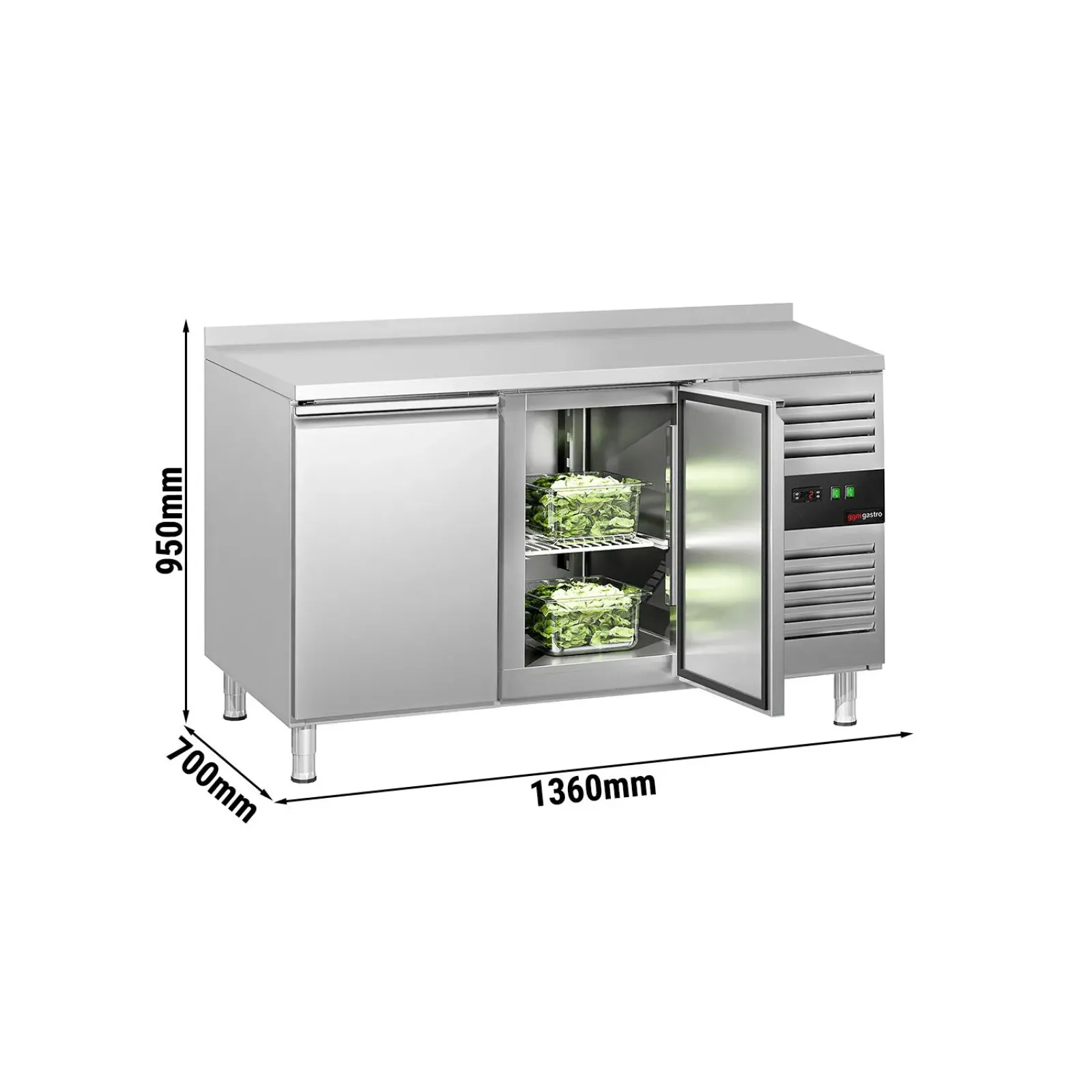 Холодильний стіл ECO GGM-Gastro KTS147AND - 3