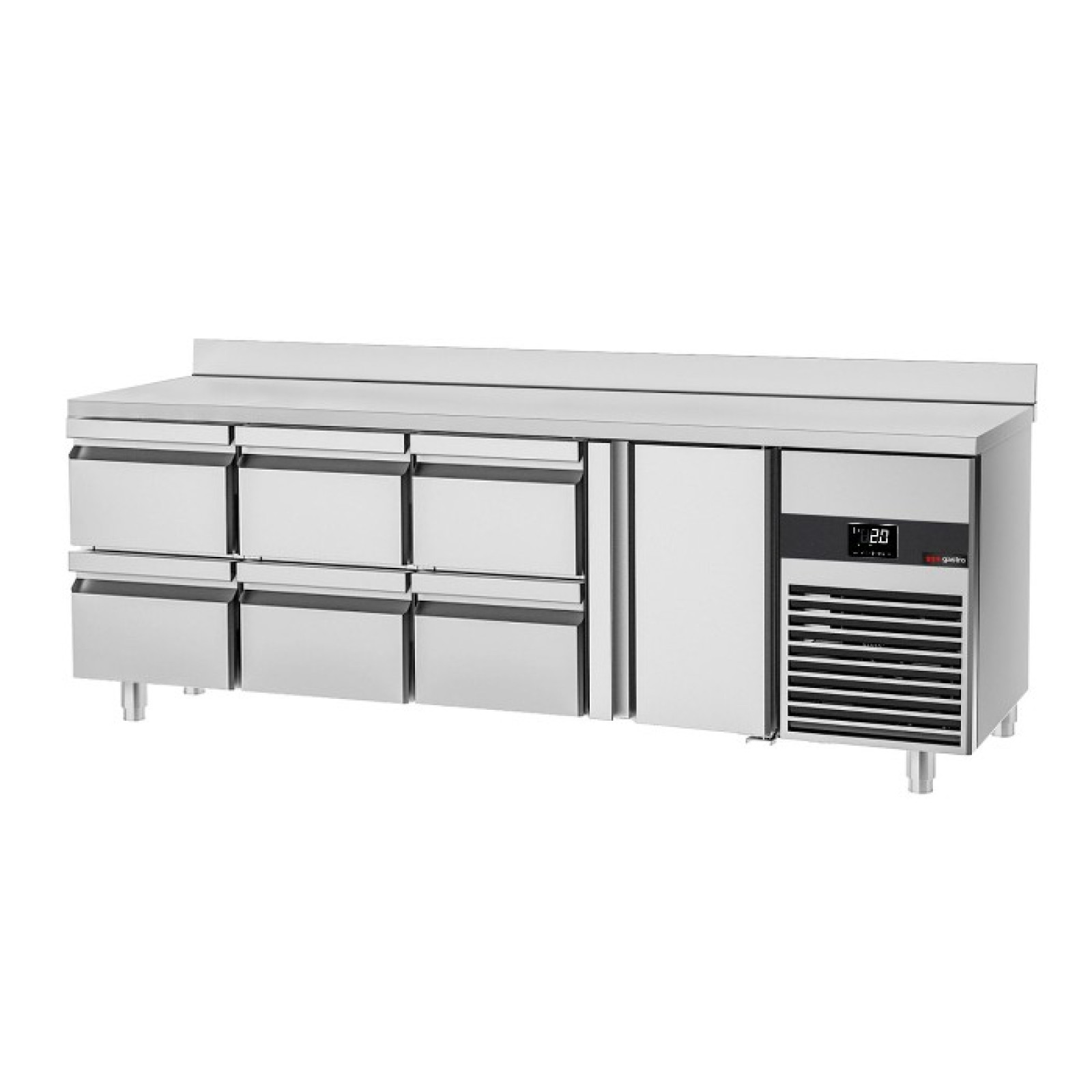 Холодильний стіл GGM Gastro KTF227AND-EF#1T#6S
