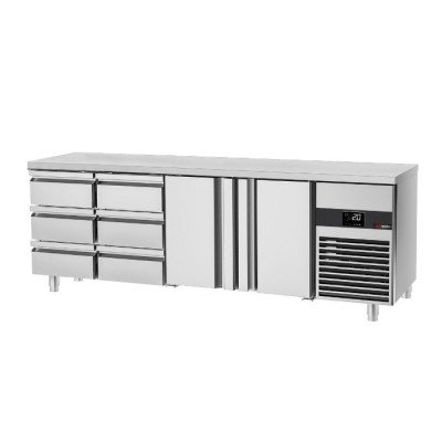 Холодильний стіл GGM Gastro KTF227ND-EF#2T#6S