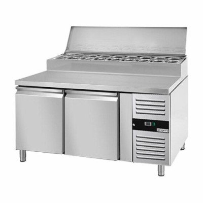 Холодильный стол саладетта 1,36 m x 0,7 m GGM Gastro ZBG157ND