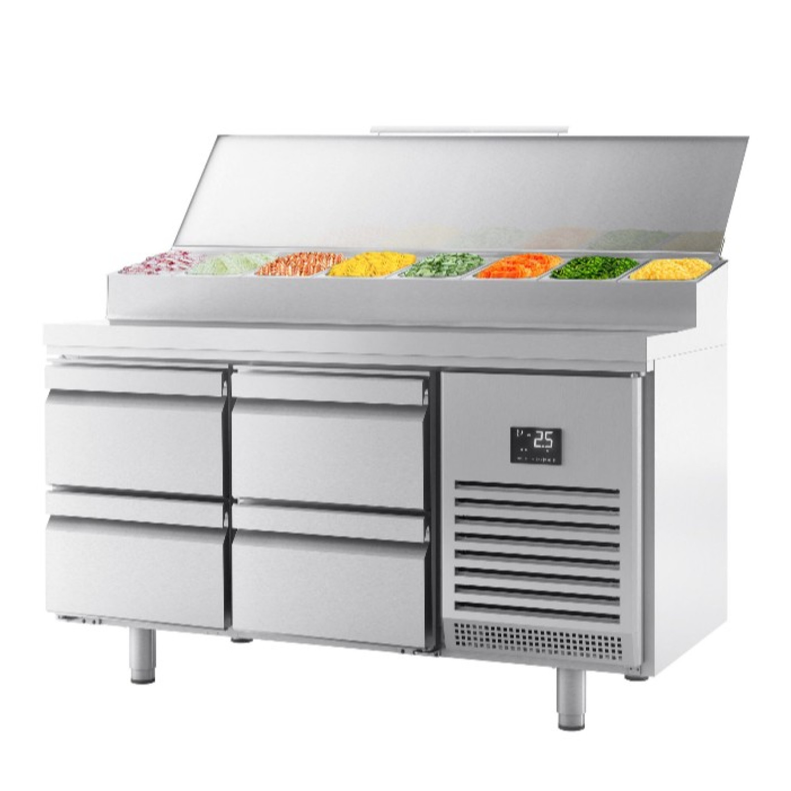 Холодильний стіл саладетта GGM Gastro ZTI156#2#6SBI1212