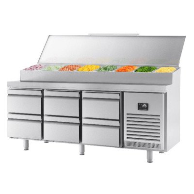 Холодильный стол саладетта GGM Gastro ZTI207#3#7SBI1212