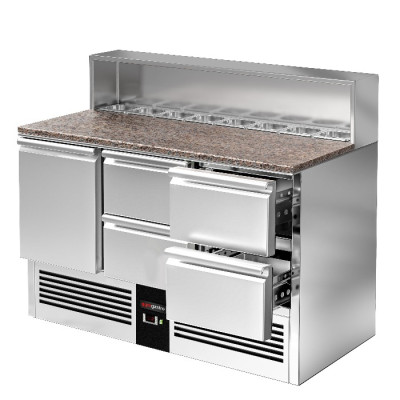 Холодильный стол саладетта PREMIUM GGM Gastro SAG147GND#2#SBG1212