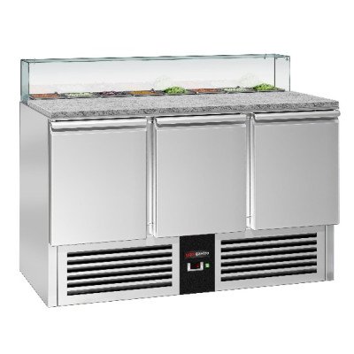 Холодильный стол саладетта PREMIUM GGM Gastro SAG147OG#GSG147E