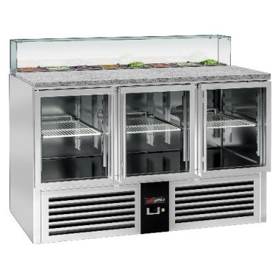 Холодильный стол саладетта PREMIUM GGM Gastro SAG147OG#GSG147E#GT