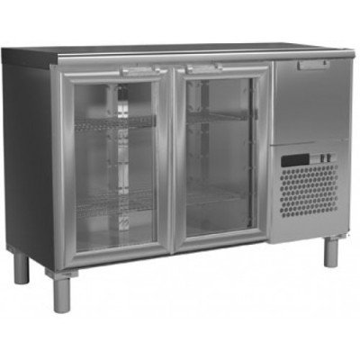 Холодильный стол с прозрачными дверцами Carboma BAR-250 C
